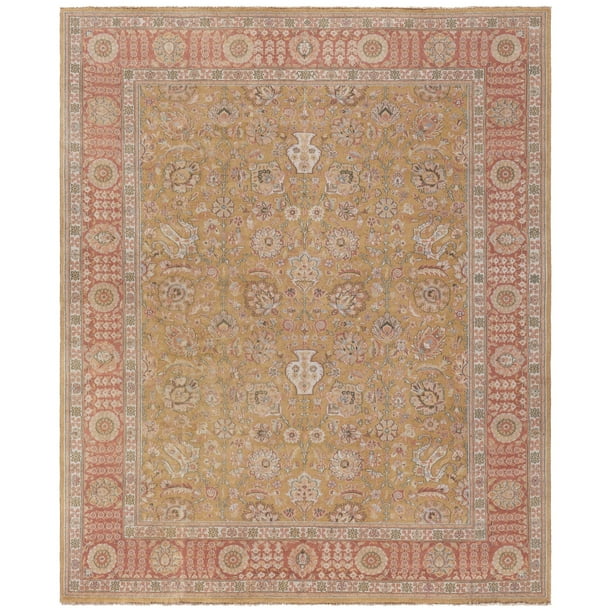 Taupe Traditional Persian Chobi Handmade Sultanabad Rug Wool 6' 7 x 8' 1 ft Taupe Traditional Persian Chobi Handmade Sultanabad Rug Wool 6' 7 x 8' 1 ft